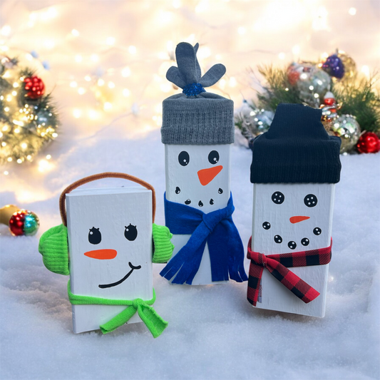 Take and Make Snowman Decor Set