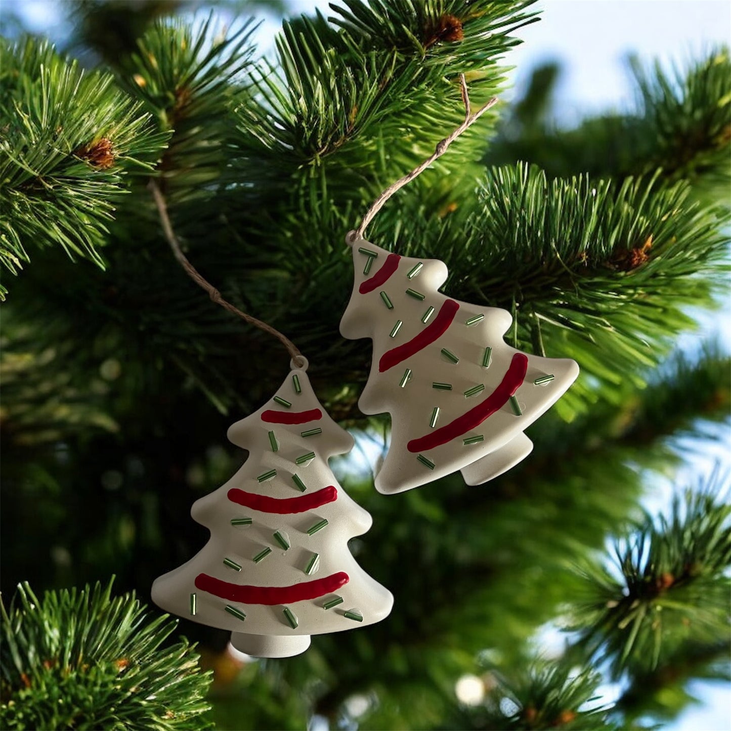 Hand Painted Tree Ornament