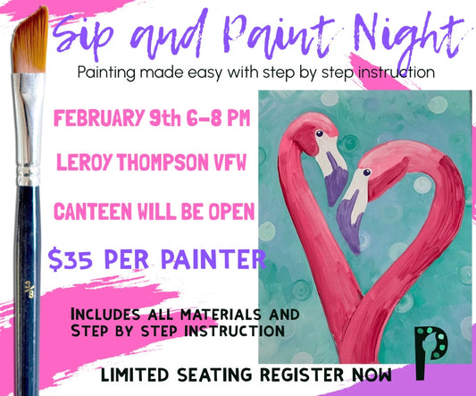 Sip and Paint Night Leroy VFW
